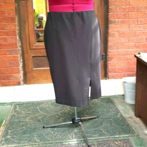 J. Jill Black Ponte Skirt XL NWT